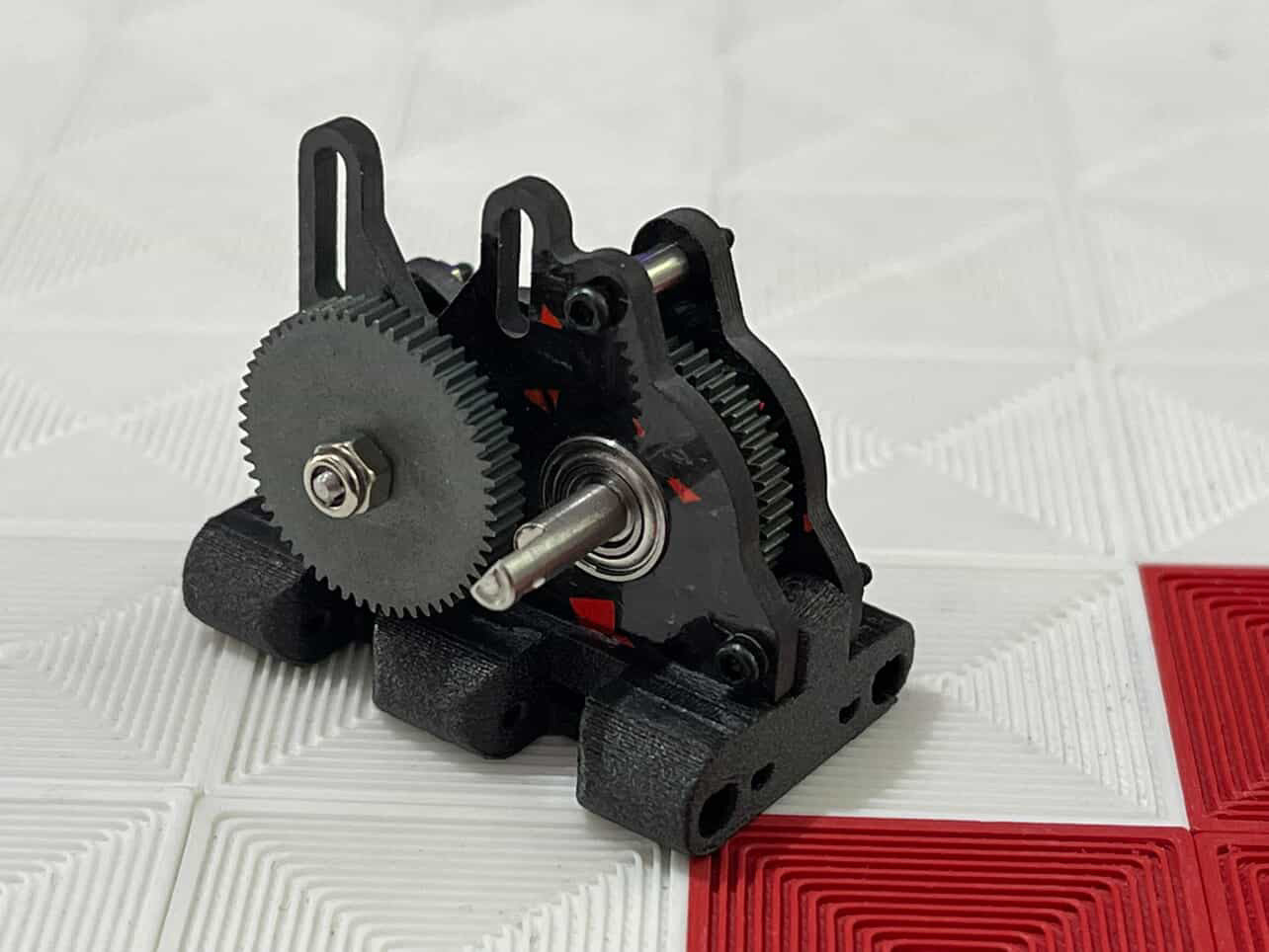 Forged carbon night shade transmission mini Komodo motor