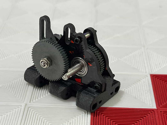 Forged carbon night shade transmission mini Komodo motor